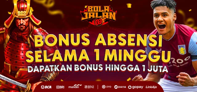 BONUS ABSENSI 1 MINGGU