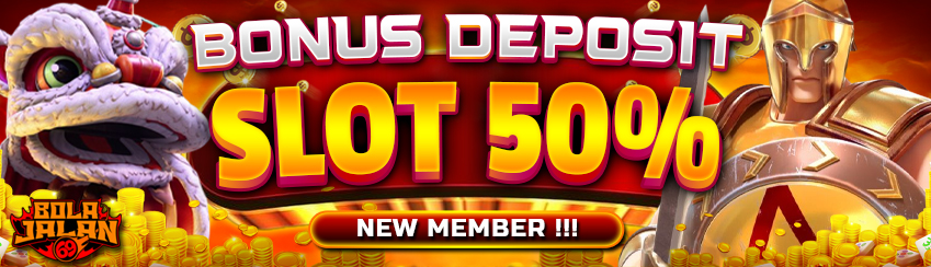 BONUS NEW MEMBER SLOT 50%